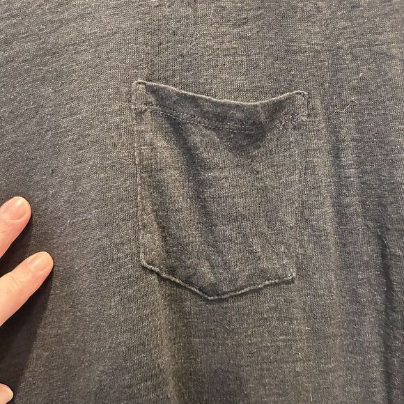 Everlane Womens Dress Large 100% Linen‎ Lightweight TShirt Minimal Beachy Black - Picture 3 of 7